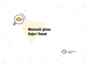 Ważność głosu - Sejm i Senat
